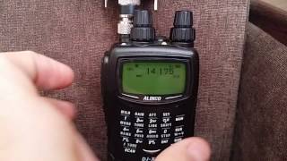 Alinco DJX11 Spectrum Scope Режим спектроскоп [upl. by Jasen]