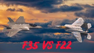 F22 vs F35 dogfight over Korea [upl. by Dirtsa355]