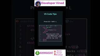 VS Code Tips amp Tricks Level Up Your Coding Game 💻 python webdesign javascript coding webdev [upl. by Rehpotsirahc]