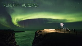 Nordkapp Auroras 4K TIMELAPSE [upl. by Naletak]