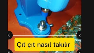 Çıt çıt nasıl takılır How to attach snap fasteners Wie befestigt man Druckknöpfe [upl. by Bushore]