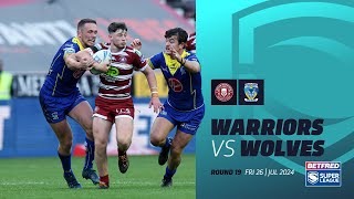 Highlights  Wigan Warriors v Warrington Wolves  2024 Betfred Super League Round 19 [upl. by Cornela]