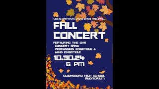 Owensboro High School Band  2024 Fall Concert  October 30 2024 [upl. by Calisa]