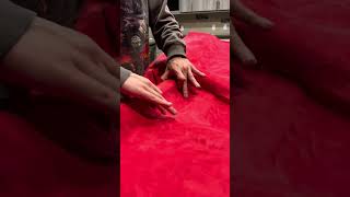 How To Wrap A Headliner In Alcantara Wrap 😍 [upl. by Schmidt]