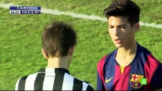 Una fea patada sobre el capitán del Barça causa el primer pique del torneo [upl. by Calendre]