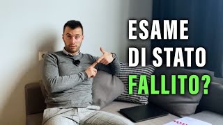 Esame di stato fallito  Cosa fare se non si passa lesame di stato x 2 volte [upl. by Nuy]