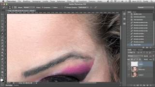 Photoshop CS6  Ritocco professionale di ritratto  Parte I  Pennelli correttivi [upl. by Rebliw]