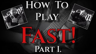 How to play fast  Part 1 Use A Metronome Black Metal Guitar [upl. by Idyak]