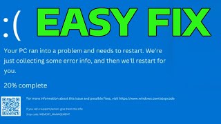 Fix Memory Management Blue Screen 0x0000001A Error on Windows 11 amp Windows 10  How To [upl. by Adnola]