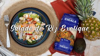 Salade de Riz Exotique  Recettes du Chef Arroz Cigala [upl. by Almire]