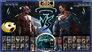 INJUSTICE 2 FLASH VS SUPERMAN [upl. by Lybis]