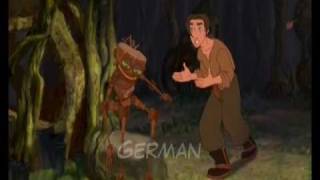 Treasure Planet Multilanguage Reel  BEN Scene [upl. by Hairem]