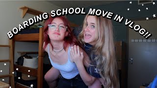 BOARDING SCHOOL MOVE IN DAY vlog  Ella Katherine [upl. by Beesley]