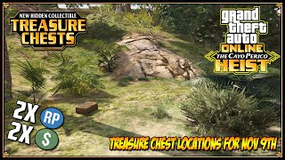 Cayo Perico Treasure Chest Locations For Nov 9th 2024  GTA 5 Online  The Cayo Perico Heist DLC [upl. by Carlyle583]