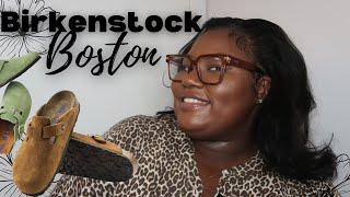 Birkenstock Boston Review New Comfort Sole [upl. by Kyred]