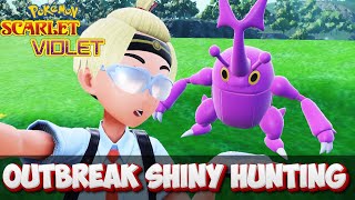 How to MASS OUTBREAK SHINY HUNT in Pokemon Scarlet and Violet [upl. by Nwahsyar]