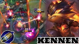 Wild Rift Kennen  Top 3 Kennen Gameplay Rank Grandmaster [upl. by Anirdna]