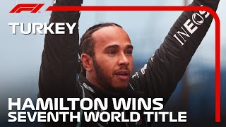 Lewis Hamilton Celebrates Winning His SEVENTH World Title  2020 Turkish Grand Prix [upl. by Auguste]