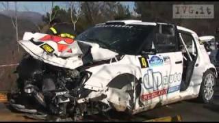 Robert Kubica Wypadek  Crash in Rally Ronde di Andora [upl. by Gustavus]