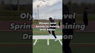 Olympic Level Sprinter In Training Drills Edition [upl. by Leiser208]