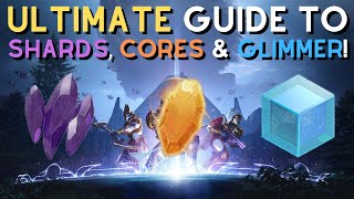 ULTIMATE Guide to Legendary Shards Enhancement Cores amp Glimmer  Lightfall Materials Guide [upl. by Rodrique]