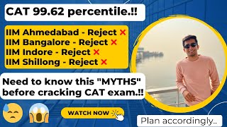 MYTHS REGARDING IIMs  GEM PROBLEM  CAT 9962 PERCENTILER [upl. by Elleiad]