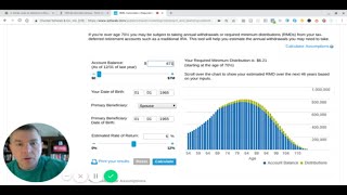 RMD Calculator l Required Minimum Distributions l Charles Schwab [upl. by Elinad]