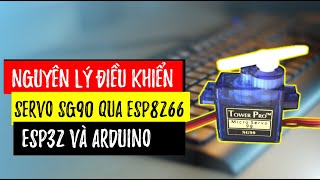 Cách điều khiển servo SG90 bằng ESP8266  Giải thích nguyên lý [upl. by Artiek]