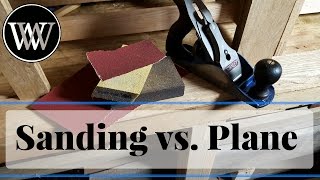 NEVER SAND AGAIN Which is Better Hand Sanding or Hand Plane [upl. by Ohare358]