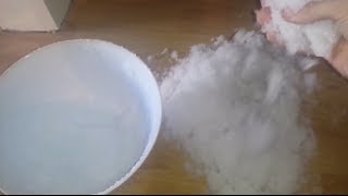 Make Fake Snow With Sodium Polyacrylate [upl. by Tenej119]