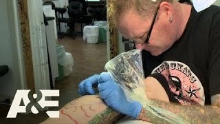 The First 48 Detective Rob Barreres Tattoos  Respect the Art Season 14  AampE [upl. by Tremann]