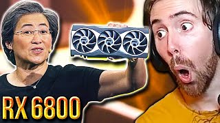 AMD Beats Nvidia Asmongold Reacts to AMD New Graphics Card RX 6000 Series  Radeon GPU [upl. by Pavla]