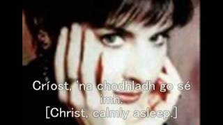 Enya Silent Night in Irish Christmas Lyrics [upl. by Eseilanna809]