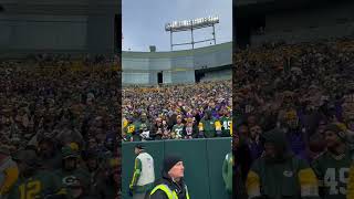 Skol Chant at Lambeau [upl. by Ayocal]