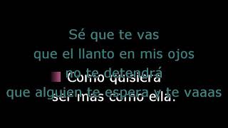 Karaoke HaAsh ft Matisse  Sé que te Vas [upl. by Tolland632]