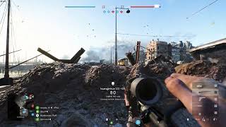 Battlefield V Long Distance Kill  Shot with GeForce [upl. by Latoya898]