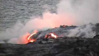 Eruption Viewing lava at Hawaii Volcanoes National Park [upl. by Ornas]