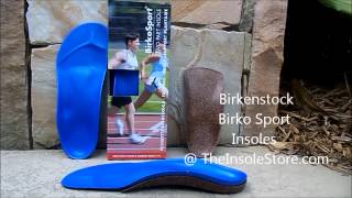 Birkenstock Birko Sport Arch Support Insoles Review  TheInsoleStorecom [upl. by Hgielek301]