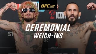 UFC 299 Ceremonial WeighIn [upl. by Karlens]