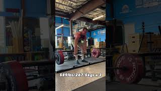 589bs2675kgs x 3 Deadlift [upl. by Aneet499]