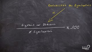 Rentabilität des Eigenkapitals  Welche Aussage steckt dahinter  Übungsbeispiel aufgabe [upl. by Ylime417]