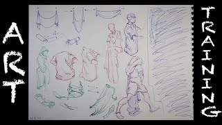 28 TRAINING Drawing hands and drapery  and a way of looking at things [upl. by Emersen]