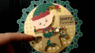 Merry Christmas Elf on Rocking Horse [upl. by Shelagh77]