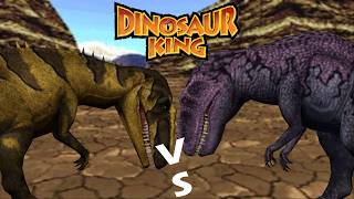 Dinosaur King Arcade Grudge Match  Mapusaurus vs Giganotosaurus 古代王者恐竜キング [upl. by Orvil814]