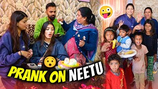 Prank on Neetu🤯 aur Kanya Pujan 🙏 [upl. by Shem238]