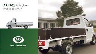 ARI 901 Pritsche mit 900 kg Nutzlast 100kmh und 260 Kilometer Reichweite [upl. by Belford]