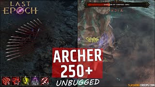 Multishot Marksman Build Last Epoch 10 the non bugged build for the endgame [upl. by Ynattirb]