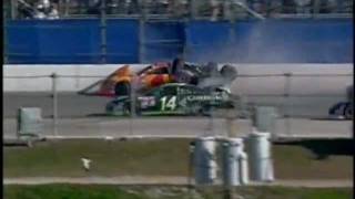 NASCAR Crashes  Tony Stewart  2001 Daytona 500 [upl. by Canada]