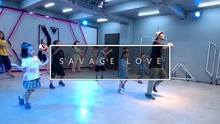 Savage Love  Dance Choreography Beginner Class [upl. by Witte777]