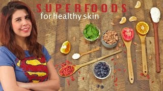 5 Foods For Glowing Skin  Superfoods  Healthy Food Ideas  Glamrs [upl. by Ydnelg]